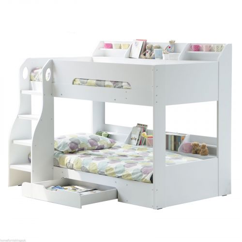 Flair Furnishings Flick Wooden Bunk Bed, Wooden Bunk Beds With Storage Uk