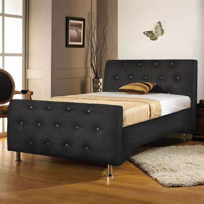 Hf4you Sterling Chenille Fabric Bedstead