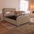 Lisbon Bedframe with Optional Mattress and Storage