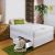 Hf4you White Memory Soft Divan Bed With 20
