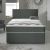 Hf4you Grey Memory Foam Bed with FREE Headboard 
